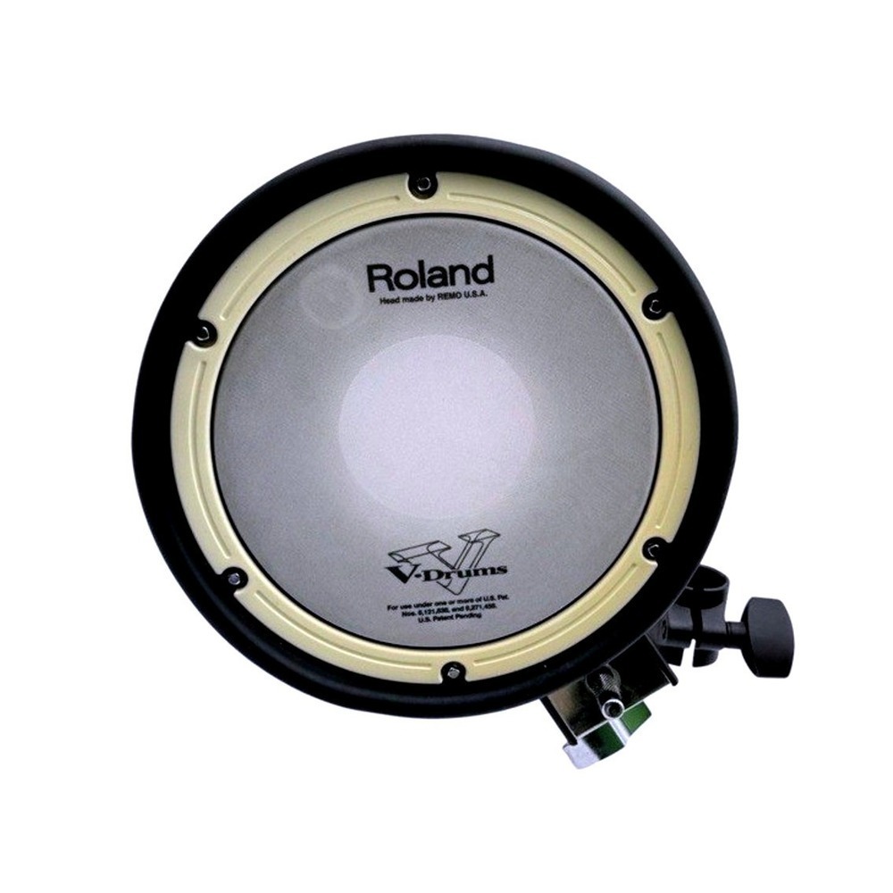 Roland PDX-8 Dual Trigger Mesh Pad V-Drums Snare Tom w/ Mount Clamp Tested